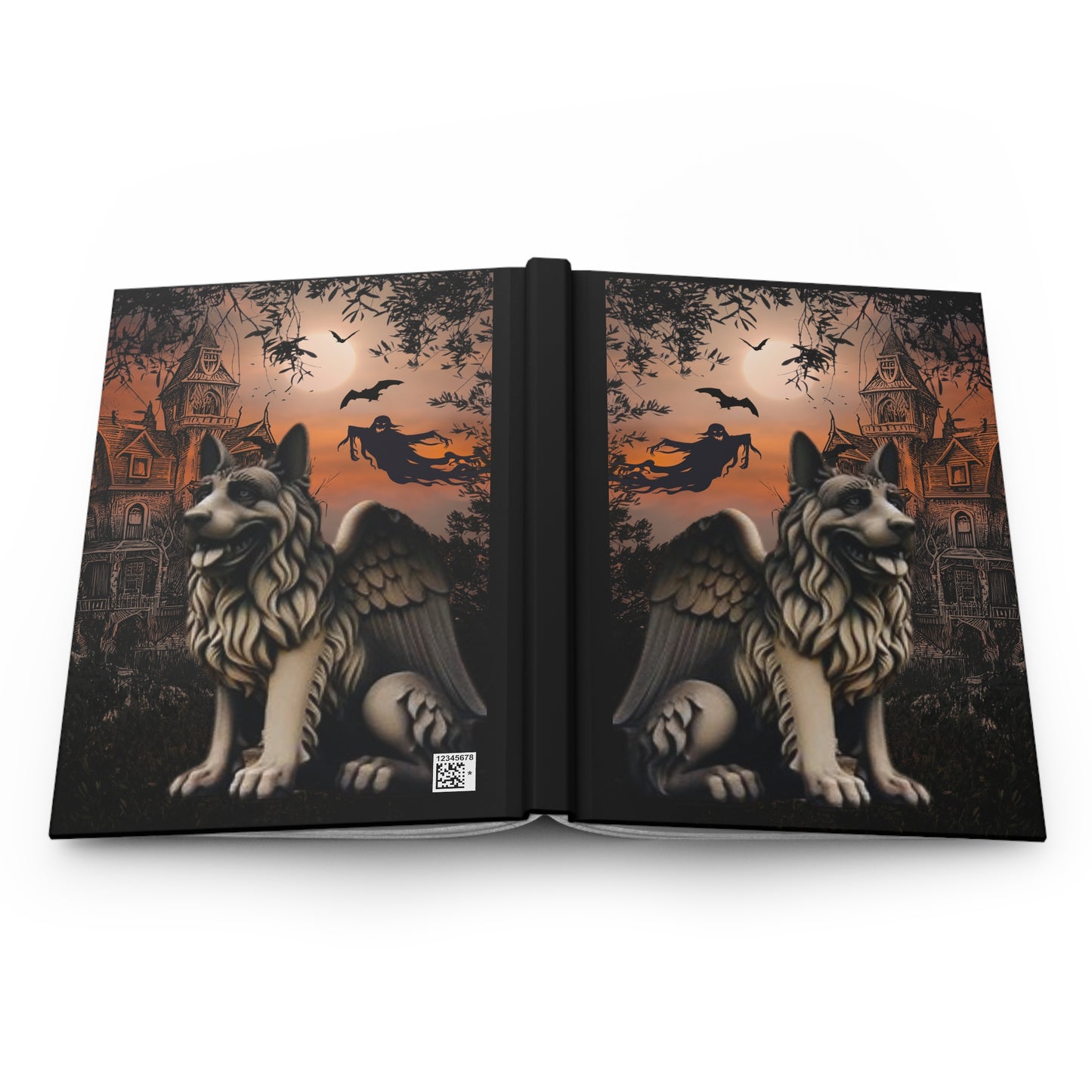 German Shepherd Gargoyle Hardcover Journal Matte