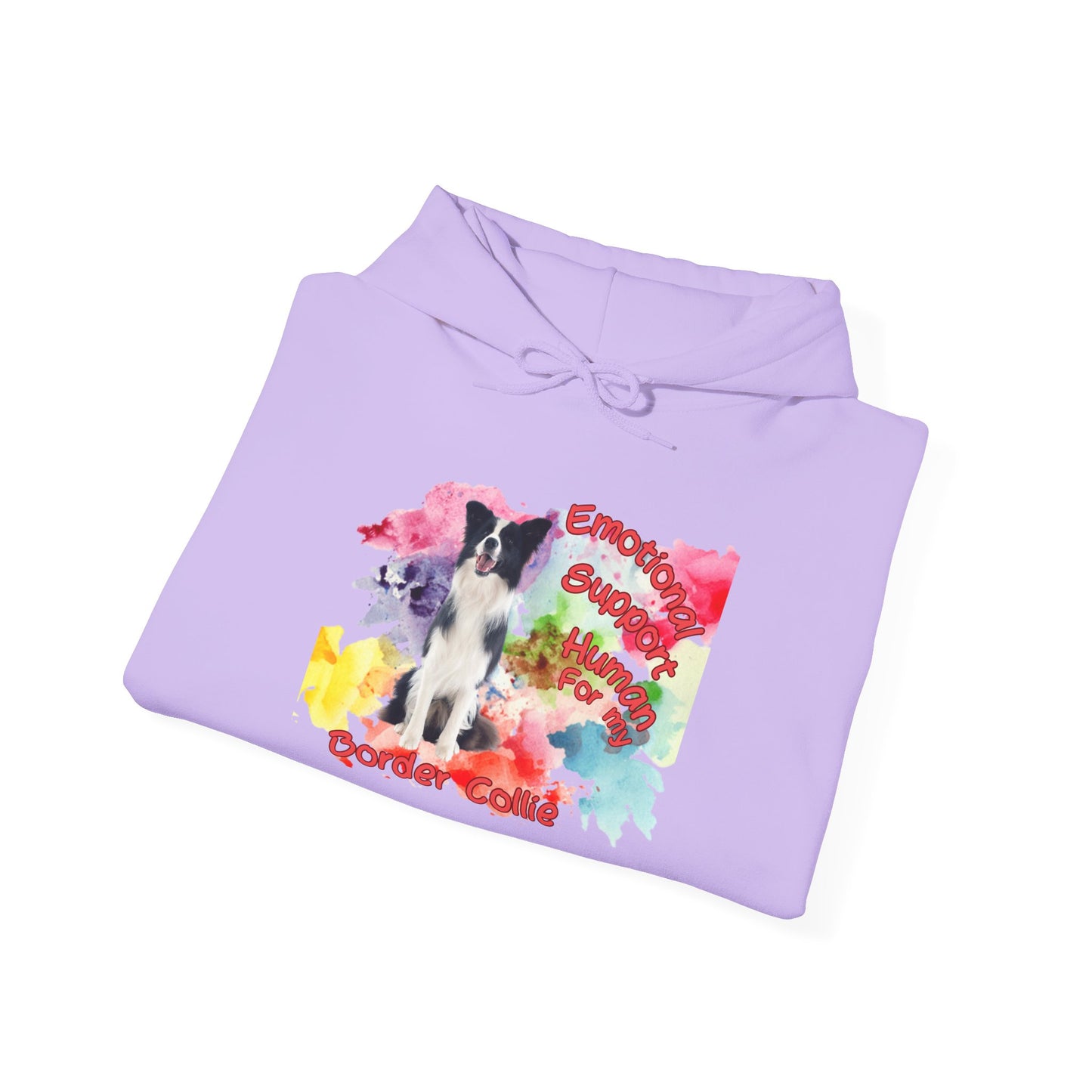 Emotional Support Human for my Border Collie Hoodie