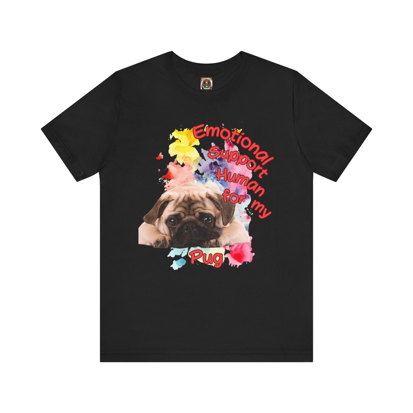 Emotional Support Human Pug Tee