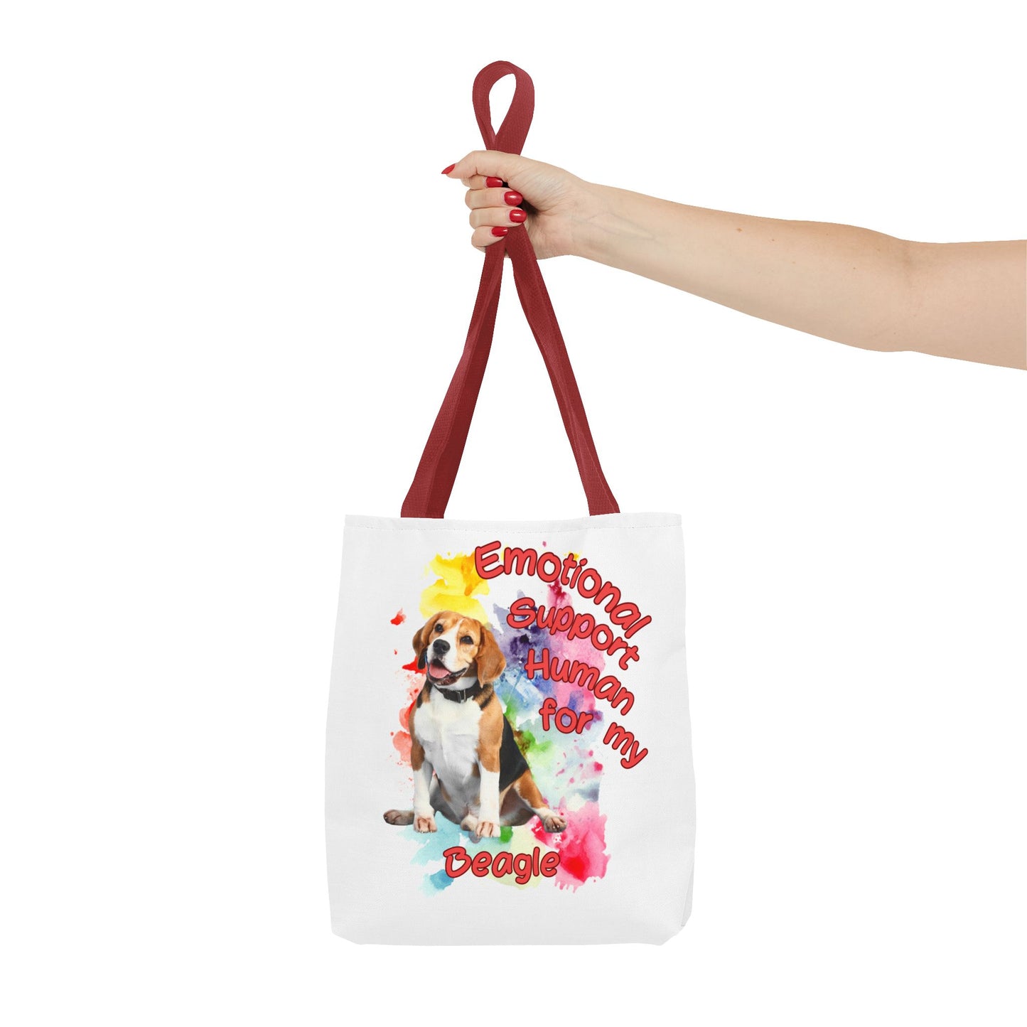 Emotional Support Human for my Beagle Tote Bag