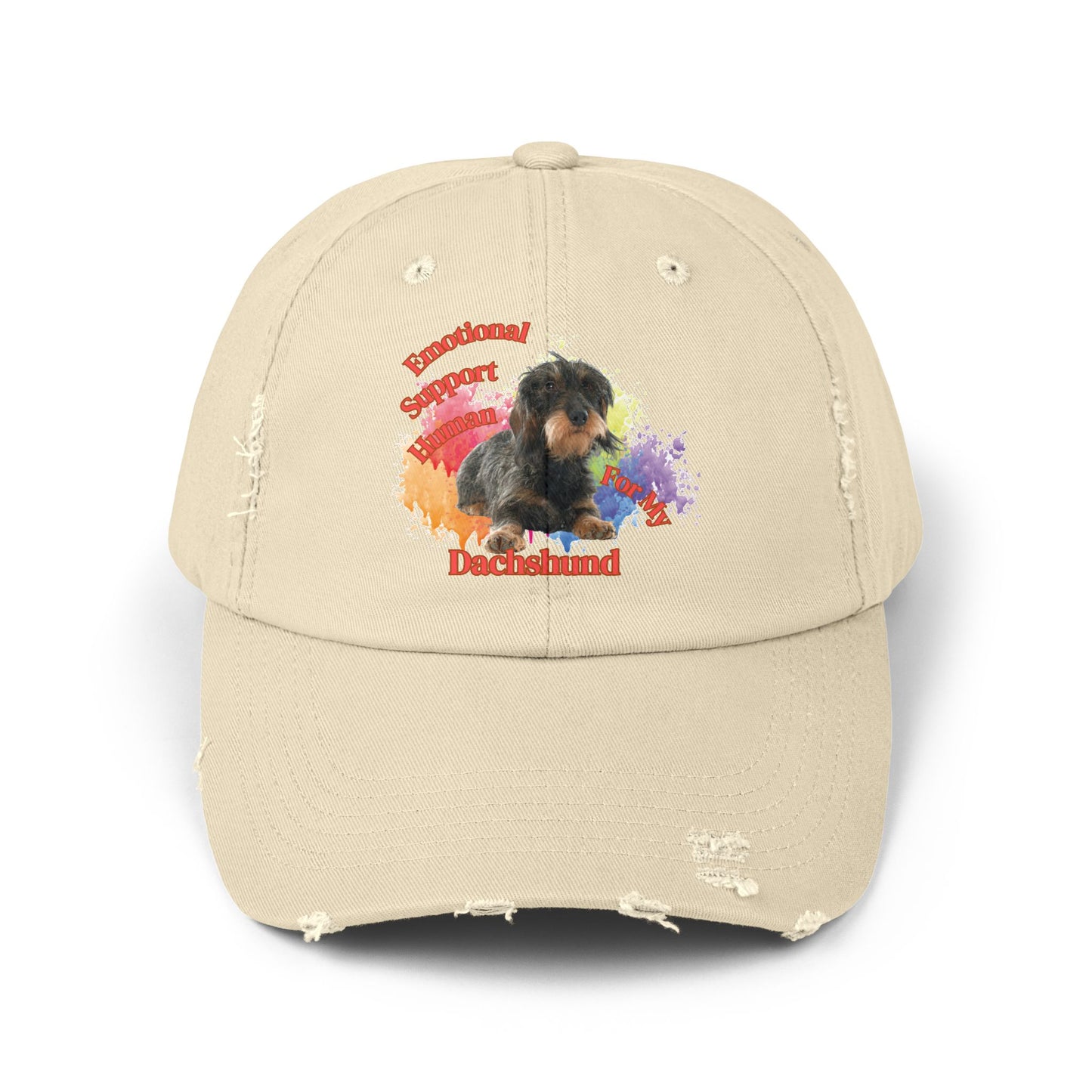 Emotional Support Human for my Dachshund wire haired hat