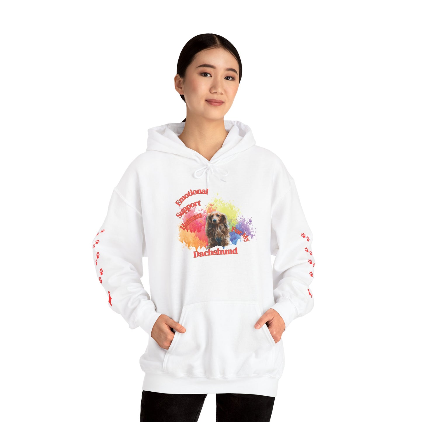 Emotional Support Human for my Dachshund Hoodie