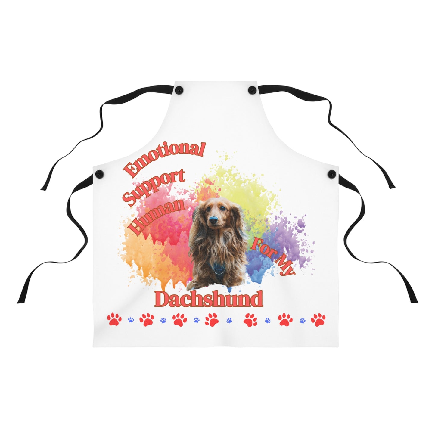 Emotional Support Human for my Dachshund Apron Long Hair