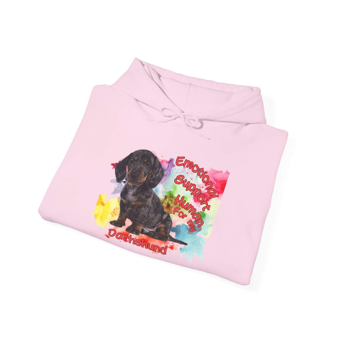 Emotional Support Human for my Dachshund Smooth hair Hoodie