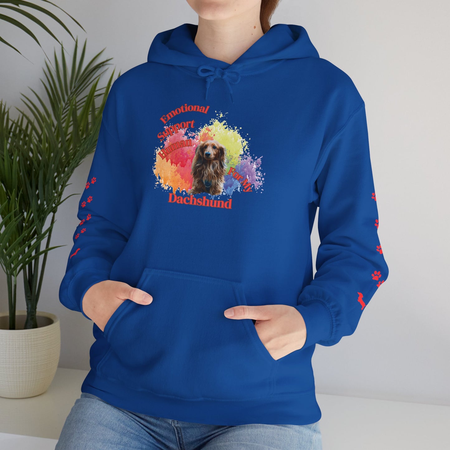 Emotional Support Human for my Dachshund Hoodie