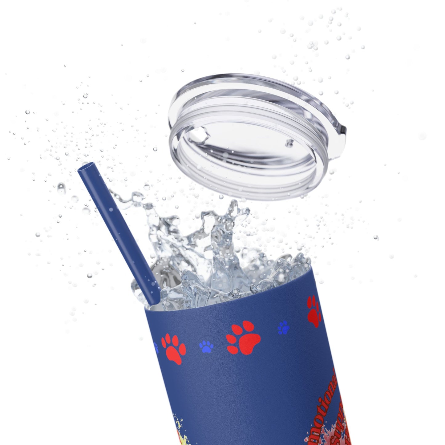 Emotional Support Human for my Dachshund, wire haired, Skinny Tumbler
