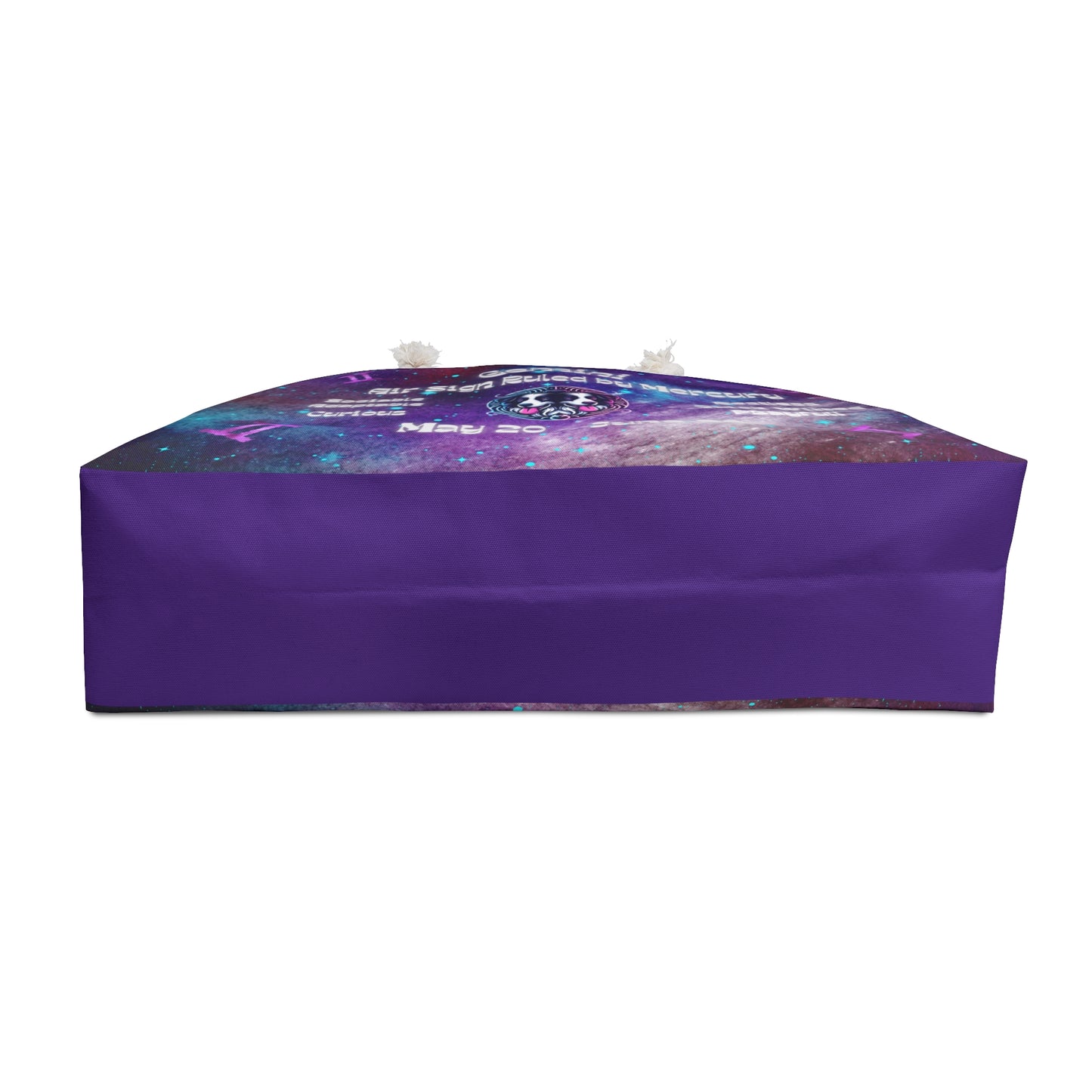 Celestial Zodiac Gemini as Border Collie Weekender Bag - Dog Breed Zodiac
