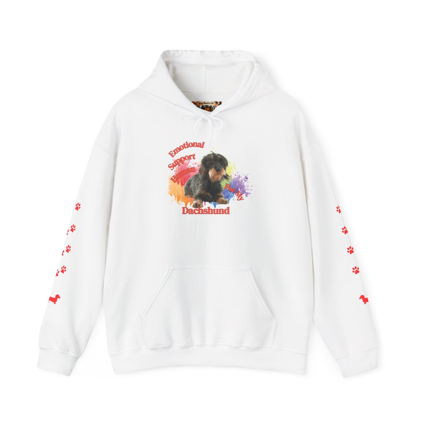 Emotional Support Human for my Dachshund Wire haired Hoodie