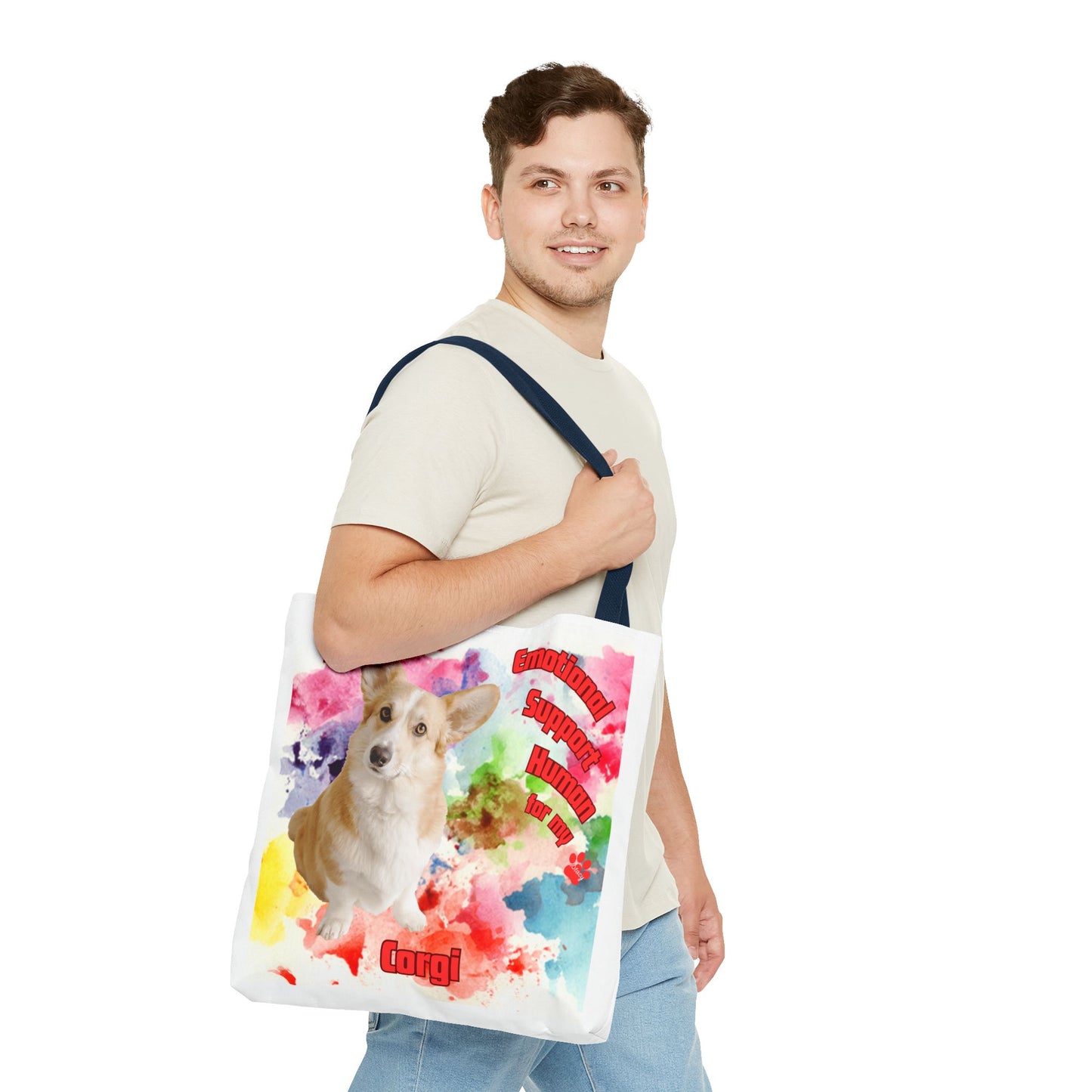 Emotional Support Human for my Corgi Tote bag