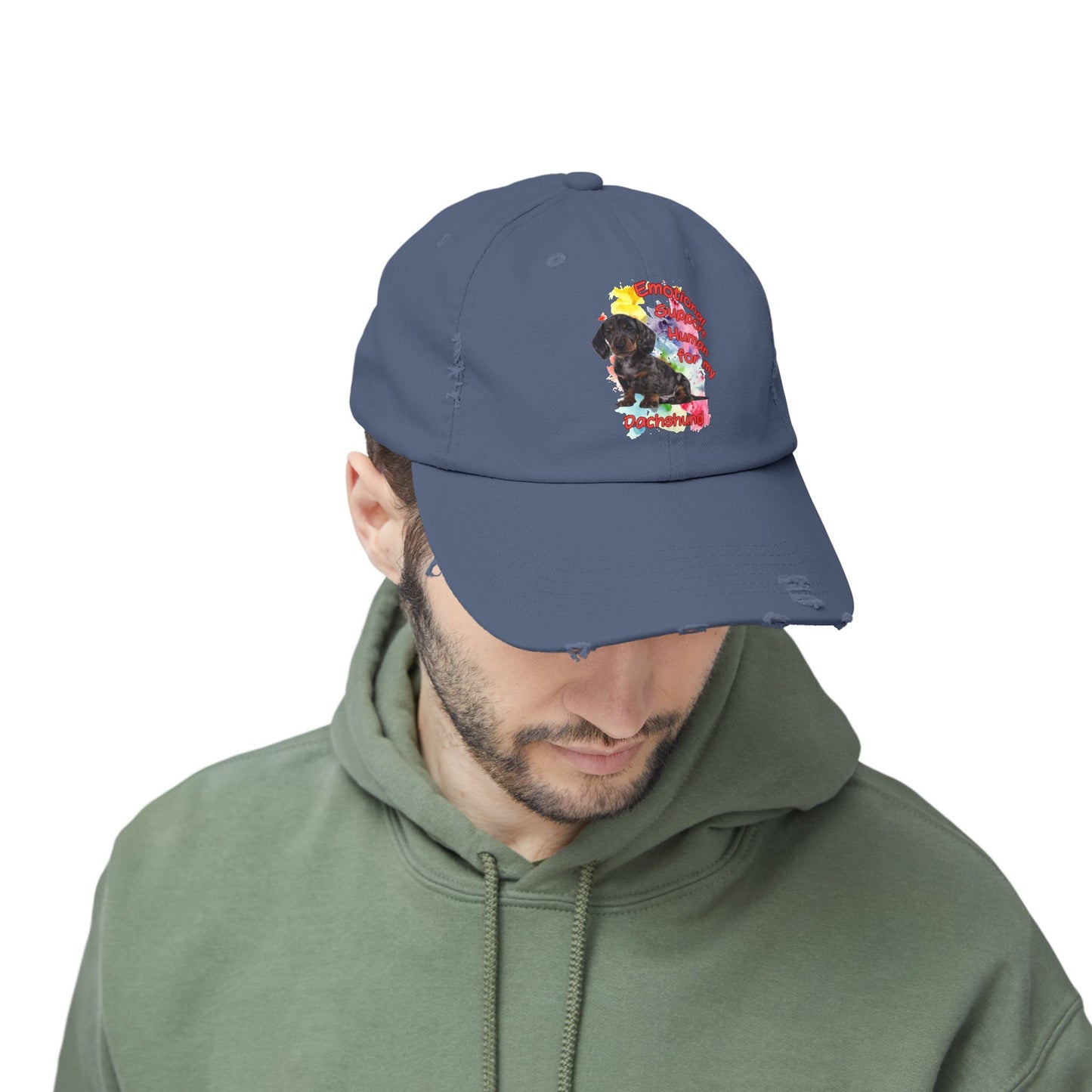Emotional Support Human for my Dachshund Sooth Hair Hat