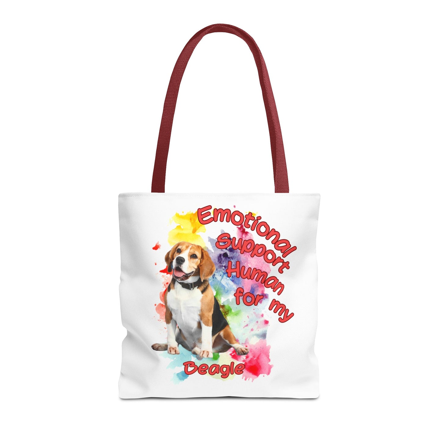 Emotional Support Human for my Beagle Tote Bag