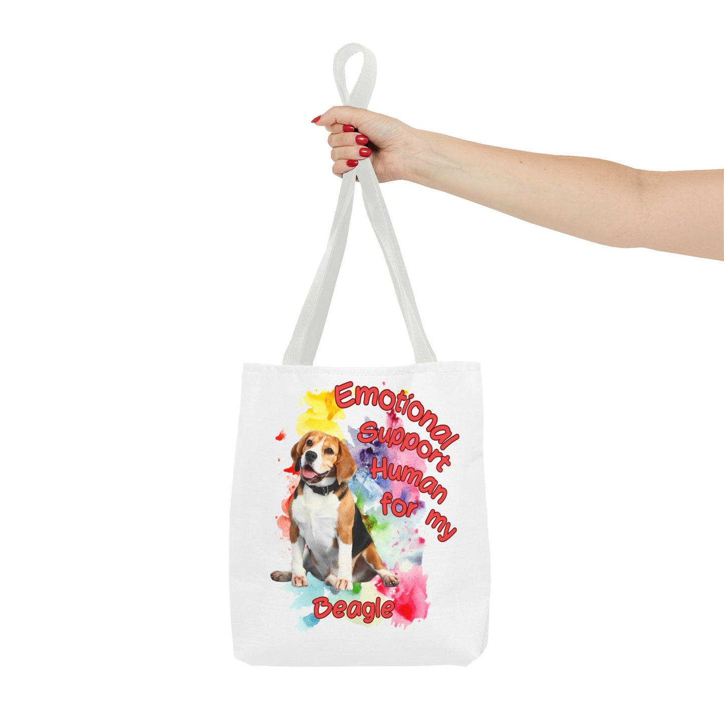 Emotional Support Human for my Beagle Tote Bag