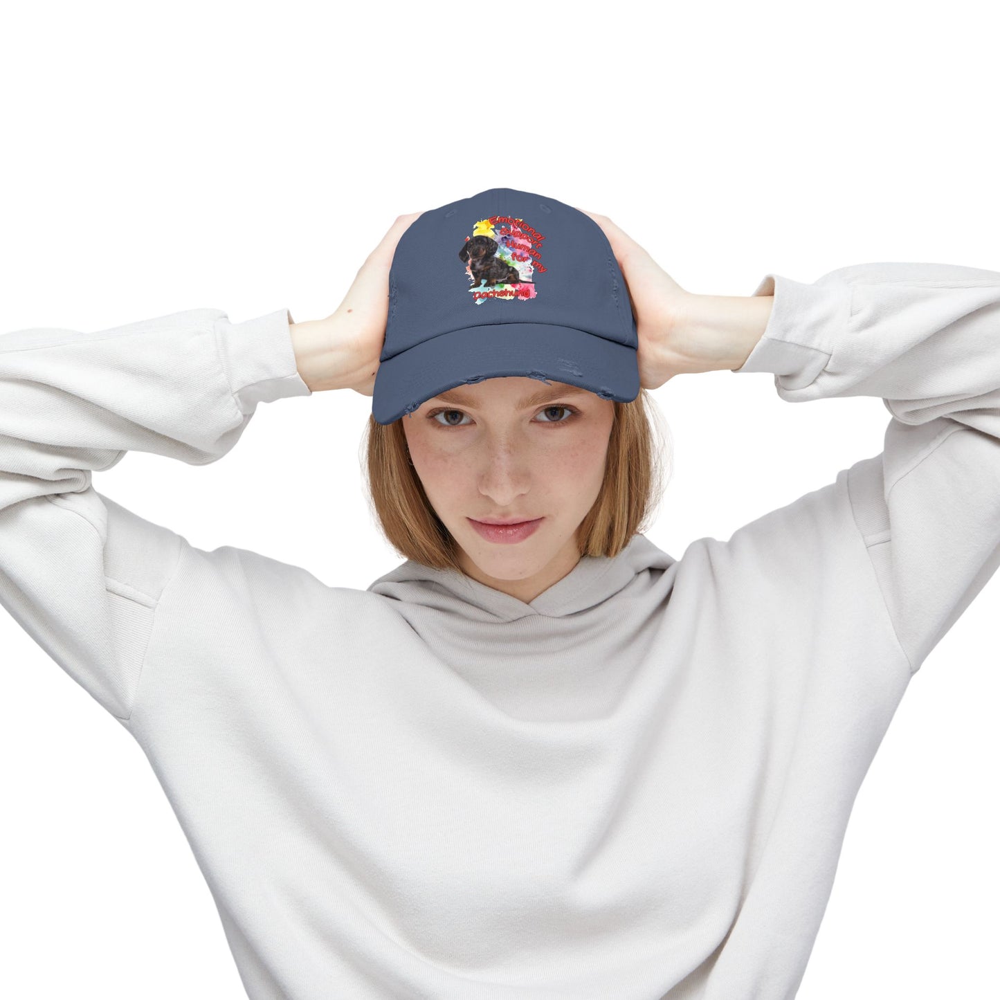 Emotional Support Human for my Dachshund Sooth Hair Hat