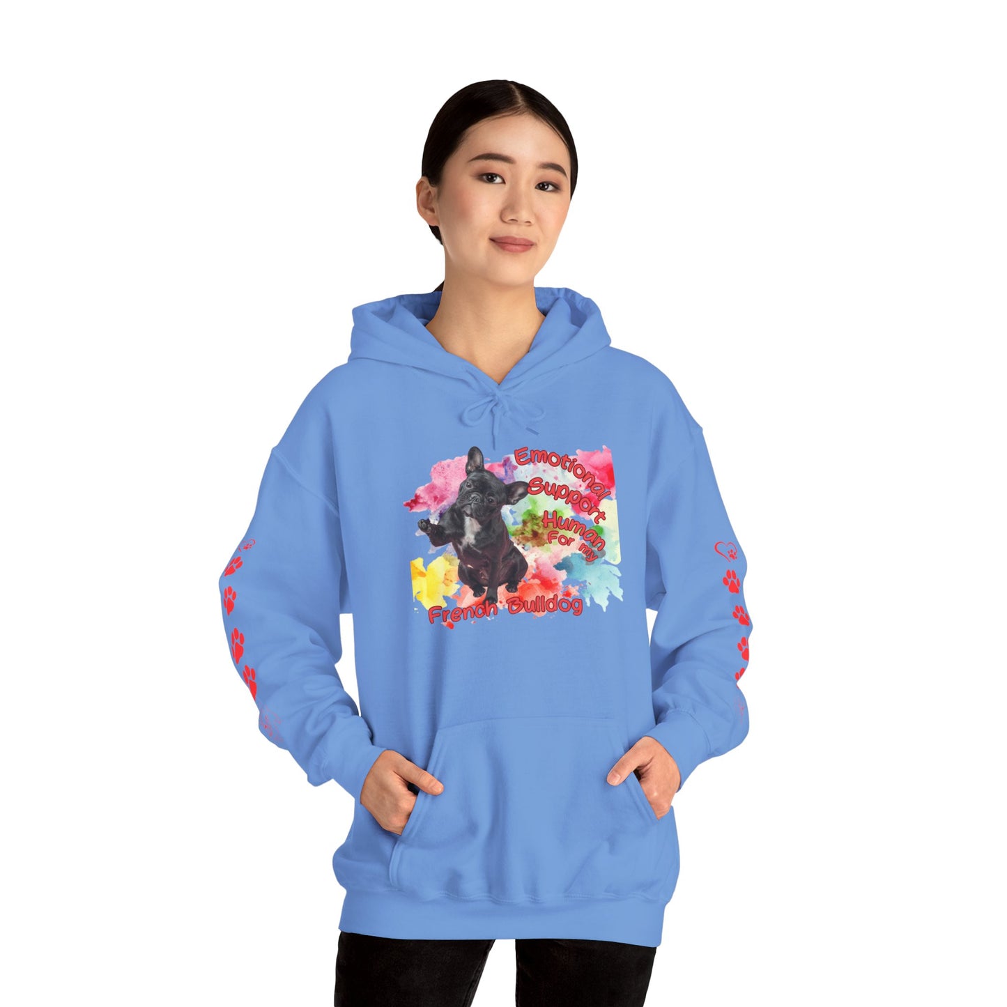 Emotional Support Human for my French Bulldog Hoodie