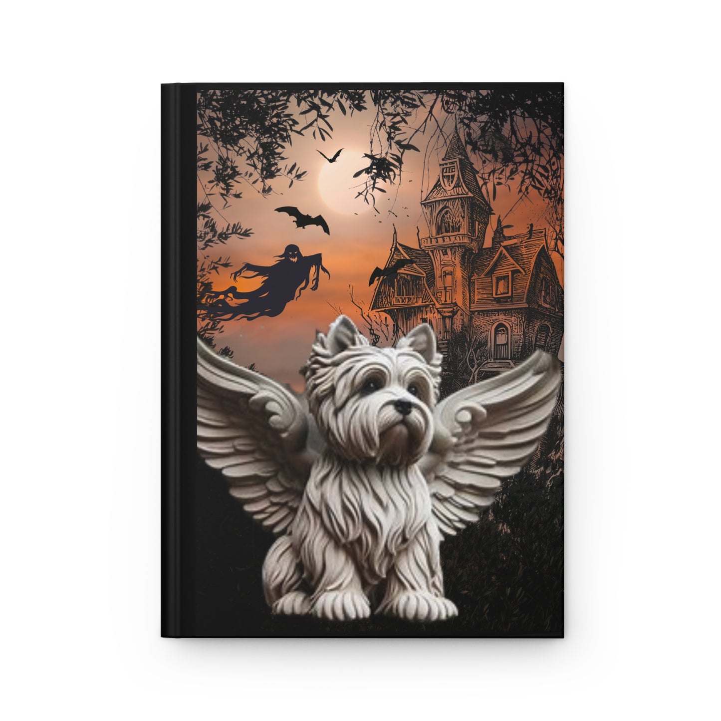 Westie Gargoyle Hardcover Journal Matte