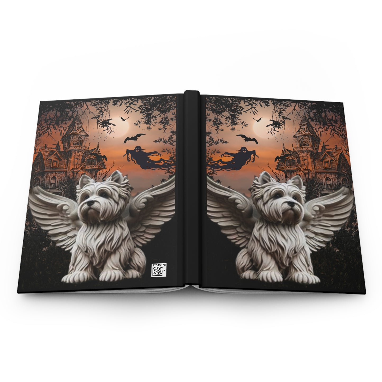 Westie Gargoyle Hardcover Journal Matte