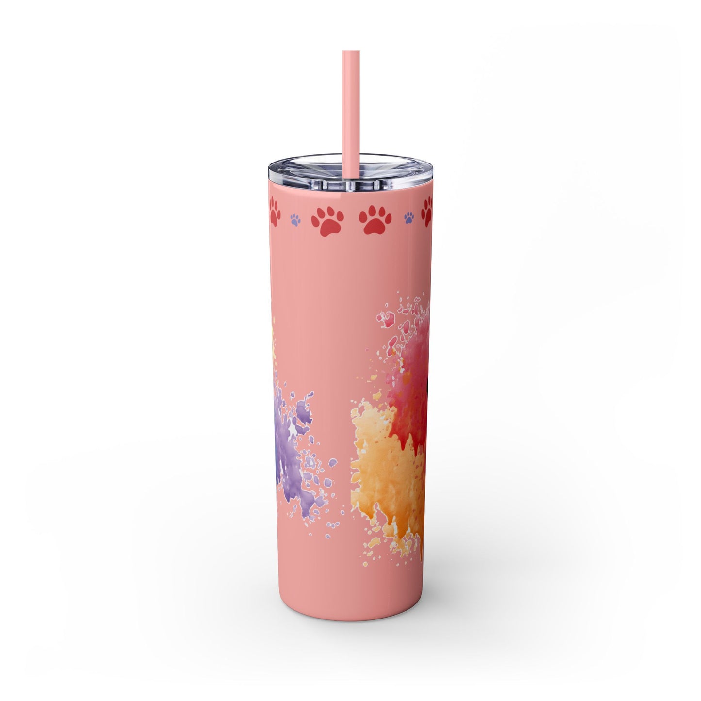 Emotional Support Human for French Bulldog Skinny Tumbler