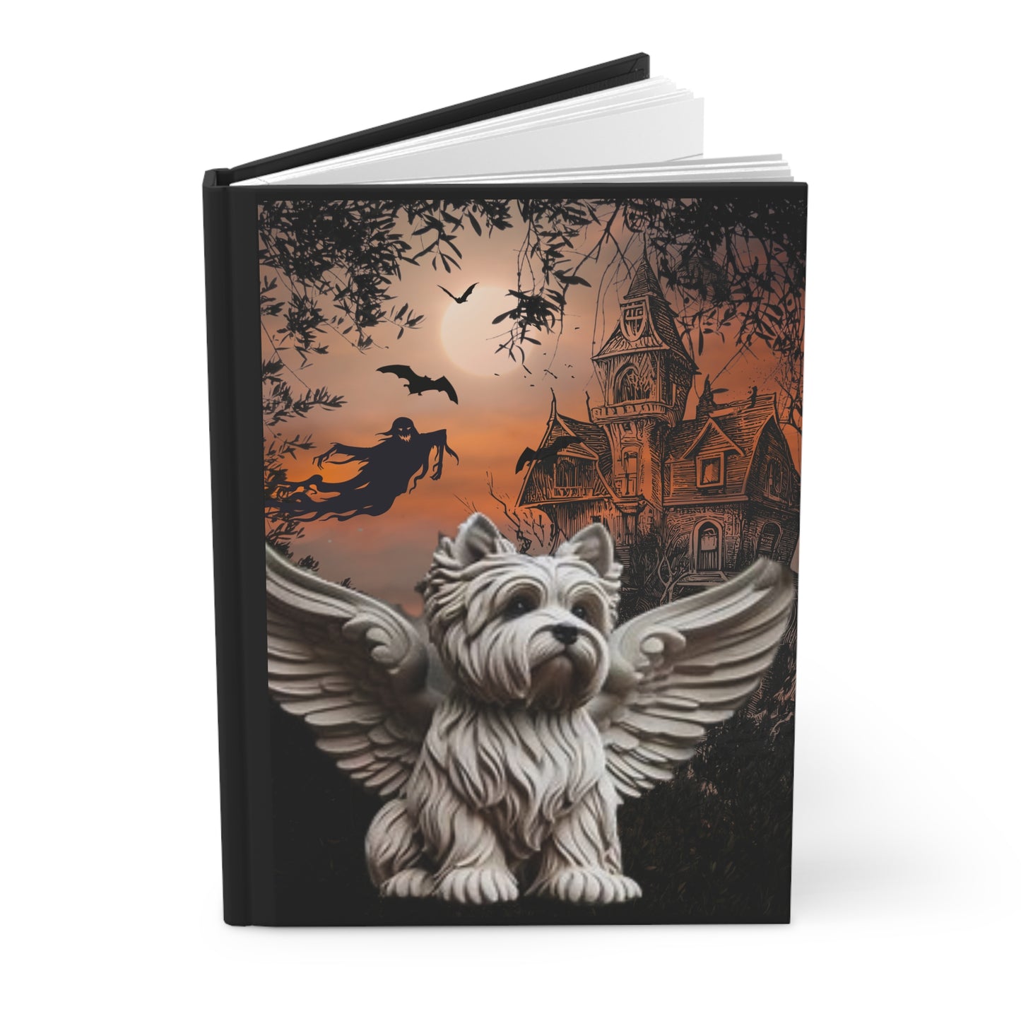 Westie Gargoyle Hardcover Journal Matte
