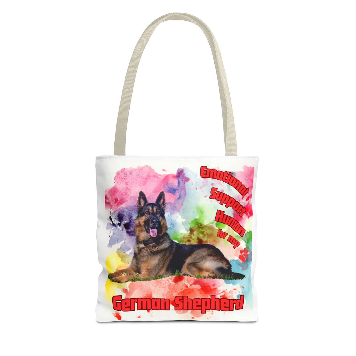 Emotional Support Human for my German Shepherd Totebag