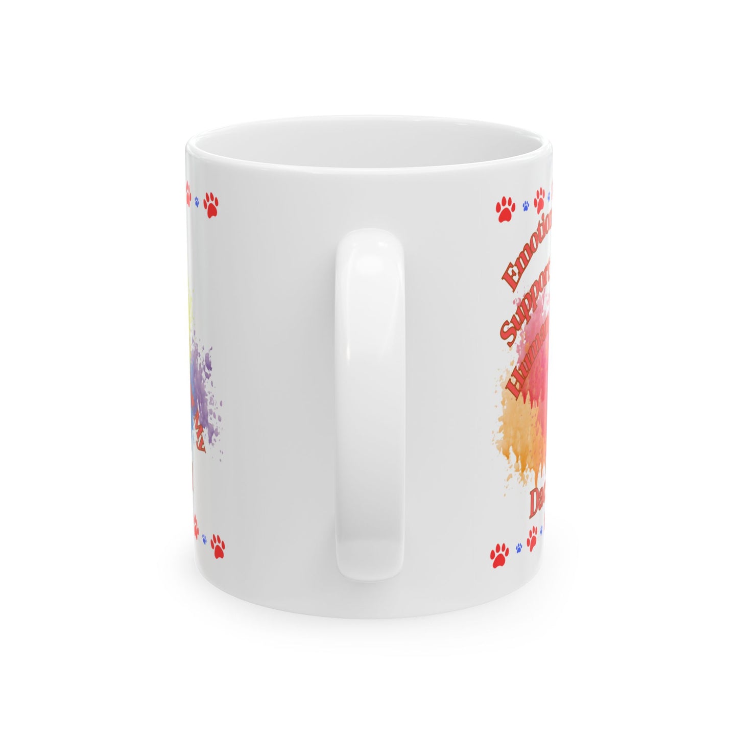 Emotional Support Dachshund Mug, Cute Dog Gift, Pet Lover Coffee Cup, Puppy Lover, Dog Mom Coffee Mug
