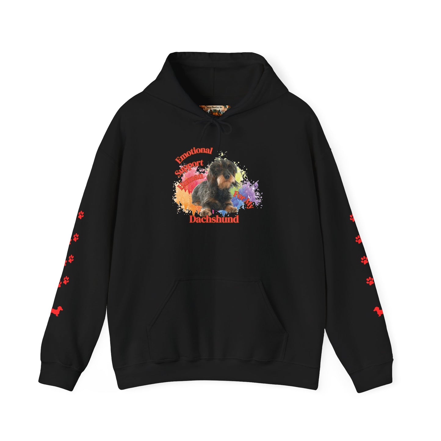 Emotional Support Human for my Dachshund Wire haired Hoodie