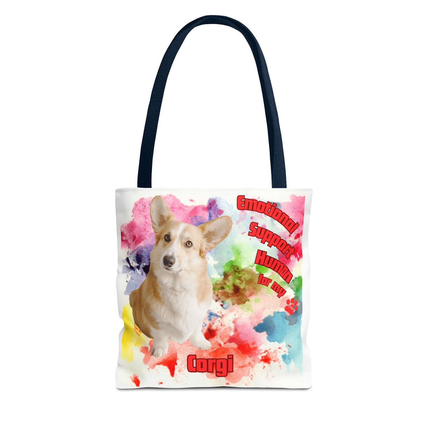 Emotional Support Human for my Corgi Tote bag