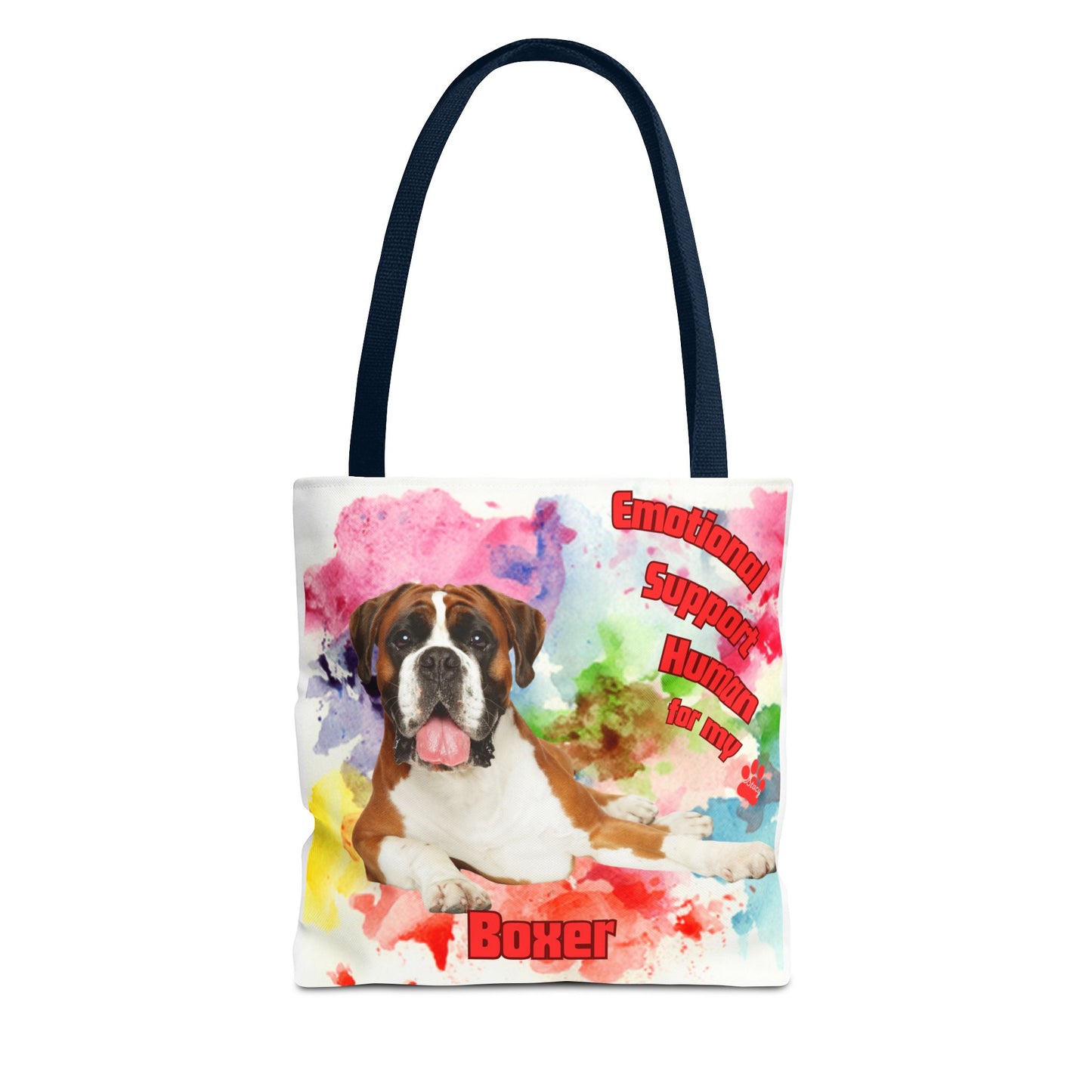 Emotional Support Human for my Boxer tote bag