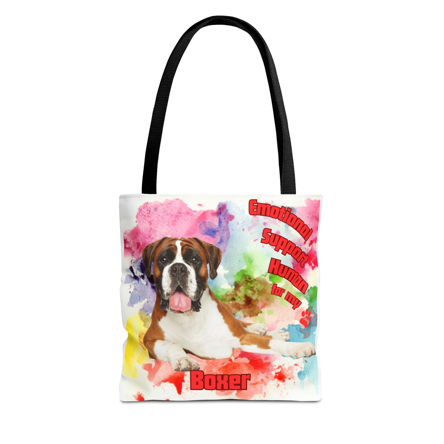 Emotional Support Human for my Boxer tote bag