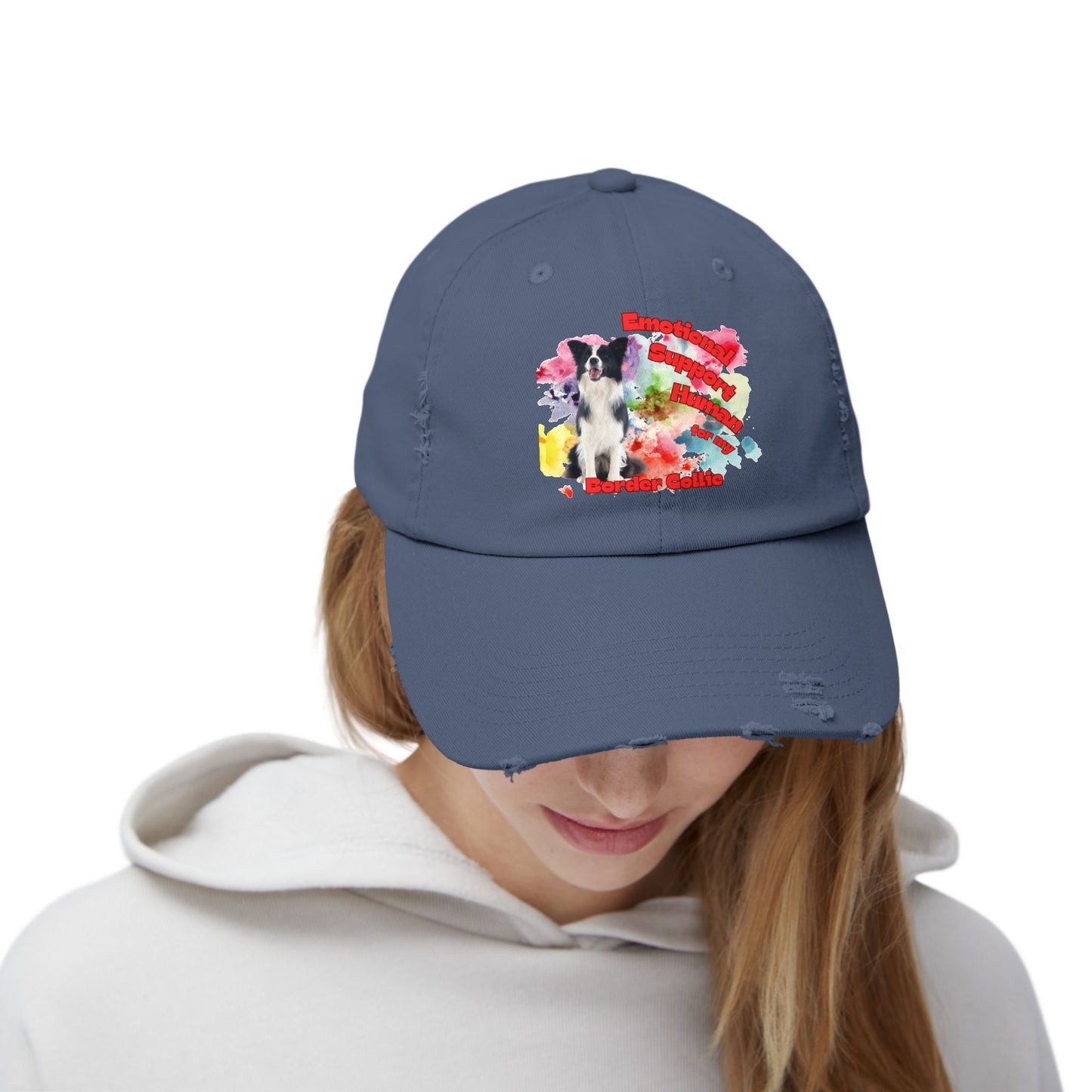 Emotional Support Human for my Border Collie Hat