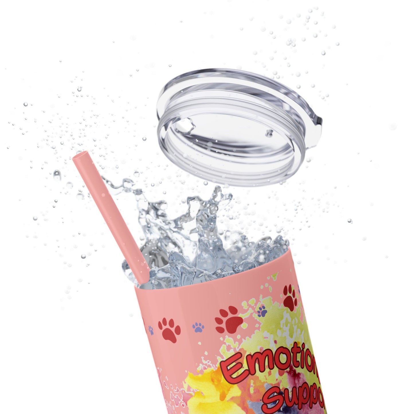 Emotional Support Human for my Dachshund Smooth Hair Skinny Tumbler