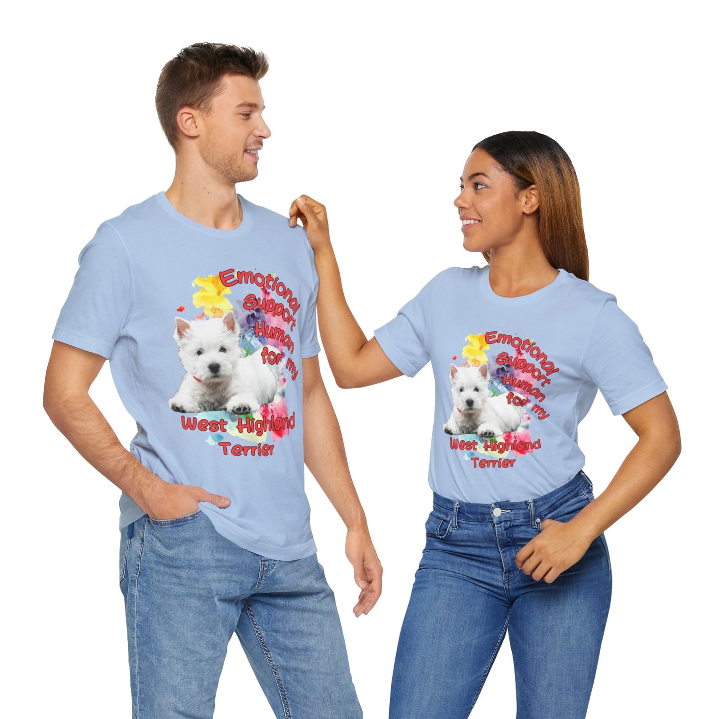 Emotional Support Human Westie Tee
