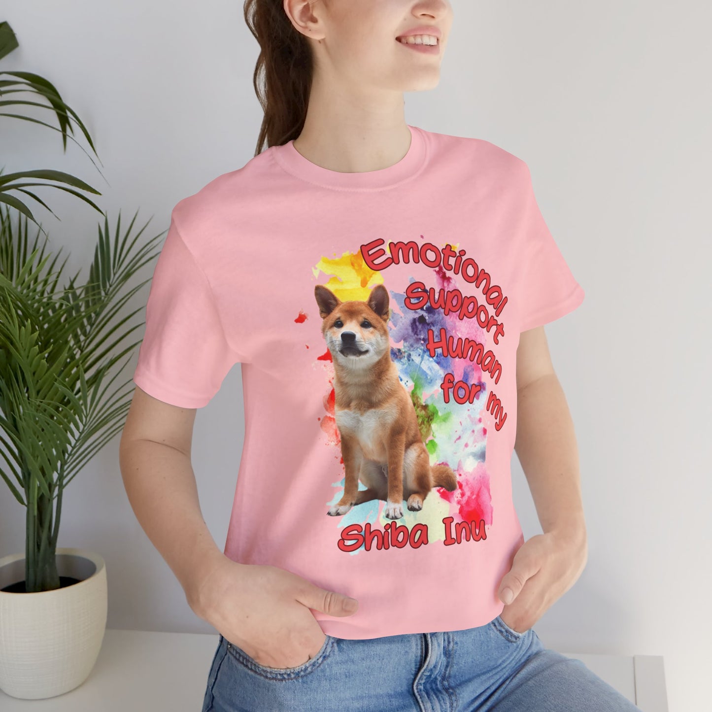 Emotional Support Human Shiba Inu T-Shirt