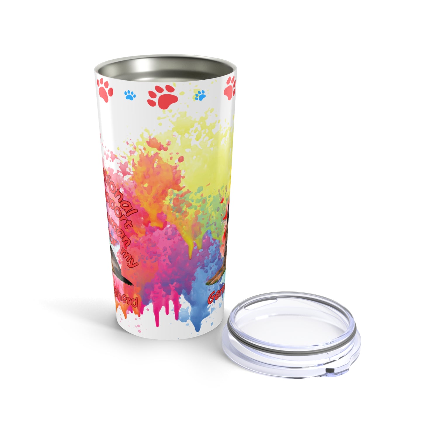 Emotional Support Human for my German Shepherd Coffee Tumbler