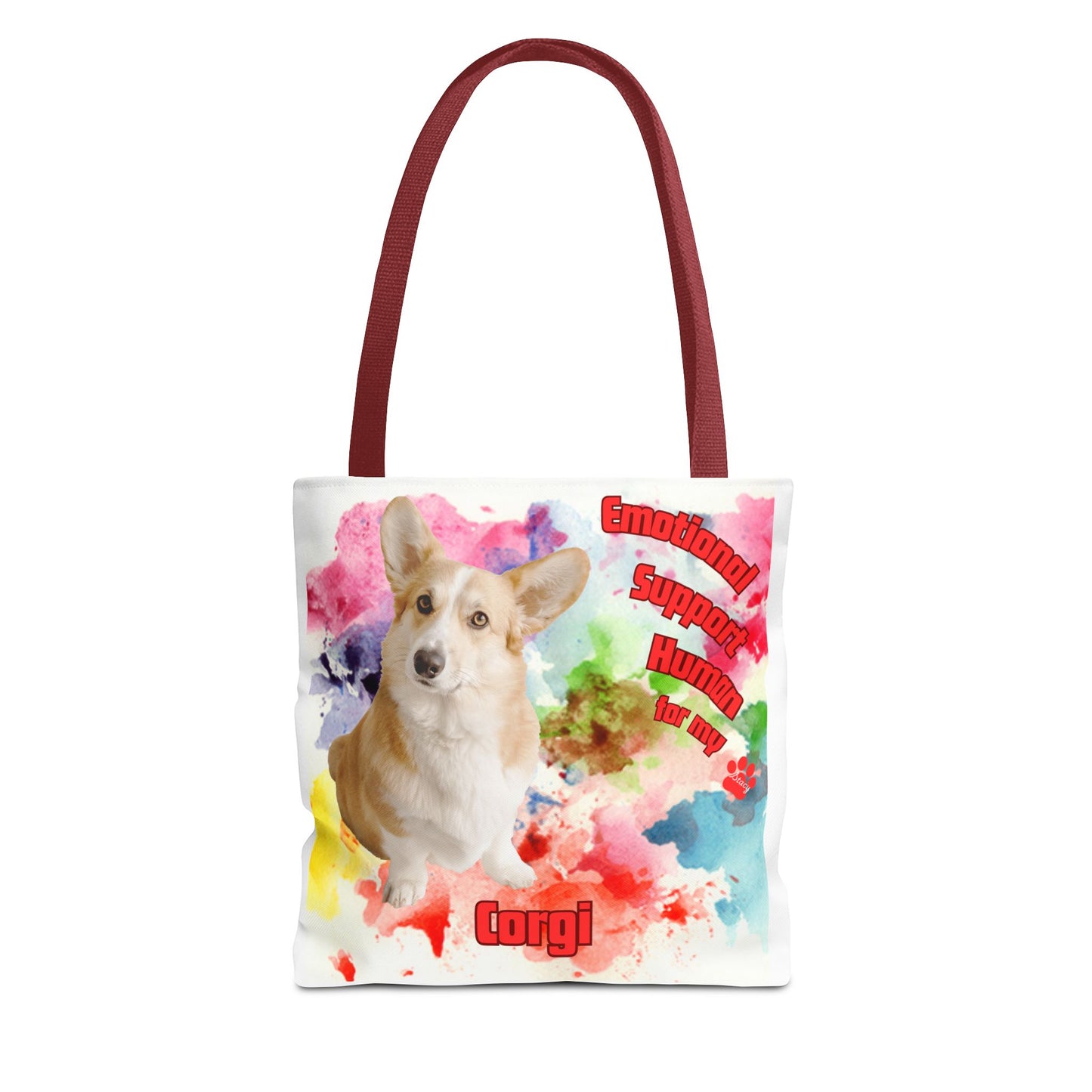 Emotional Support Human for my Corgi Tote bag