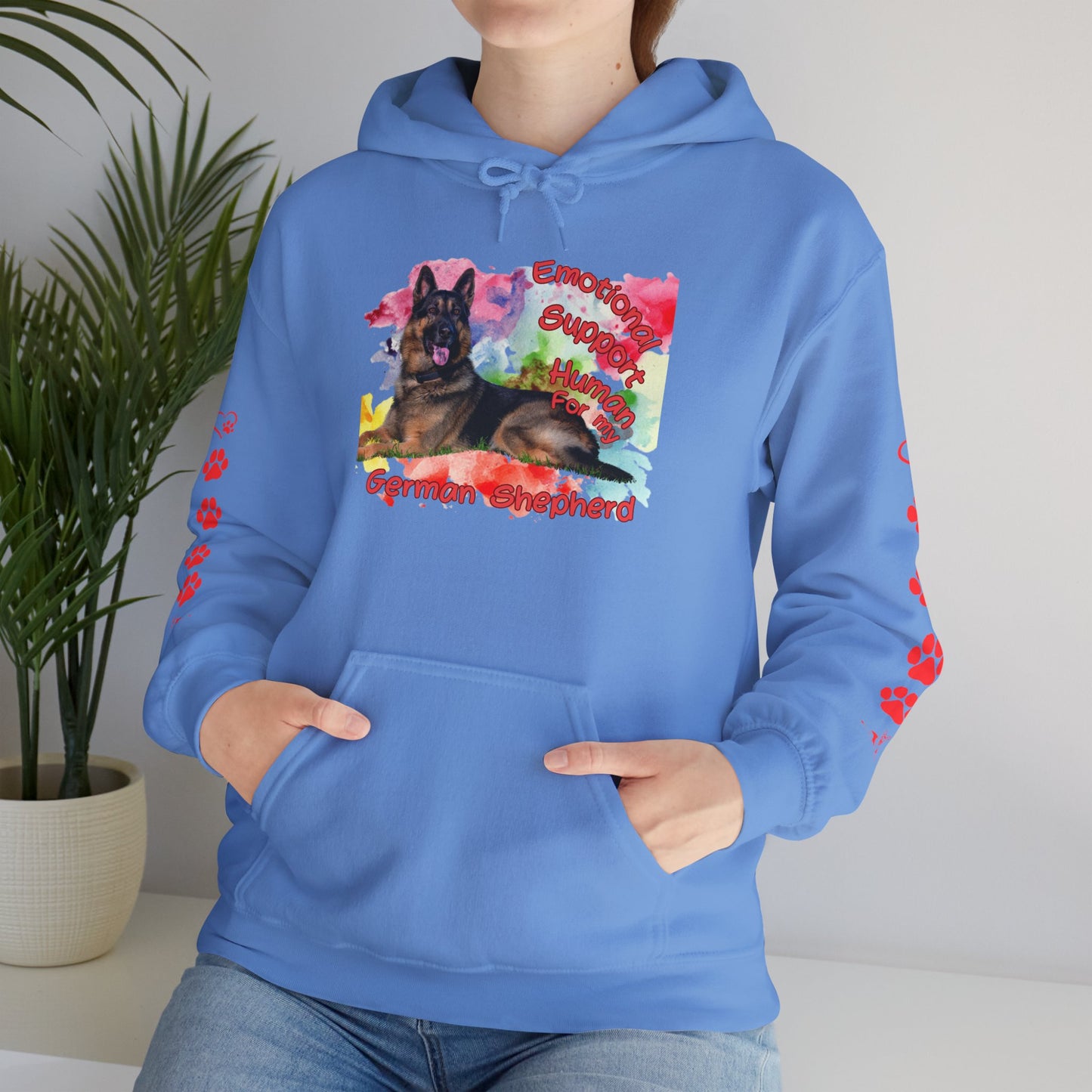 Emotional Support Human for my German Shepherd Hoodie