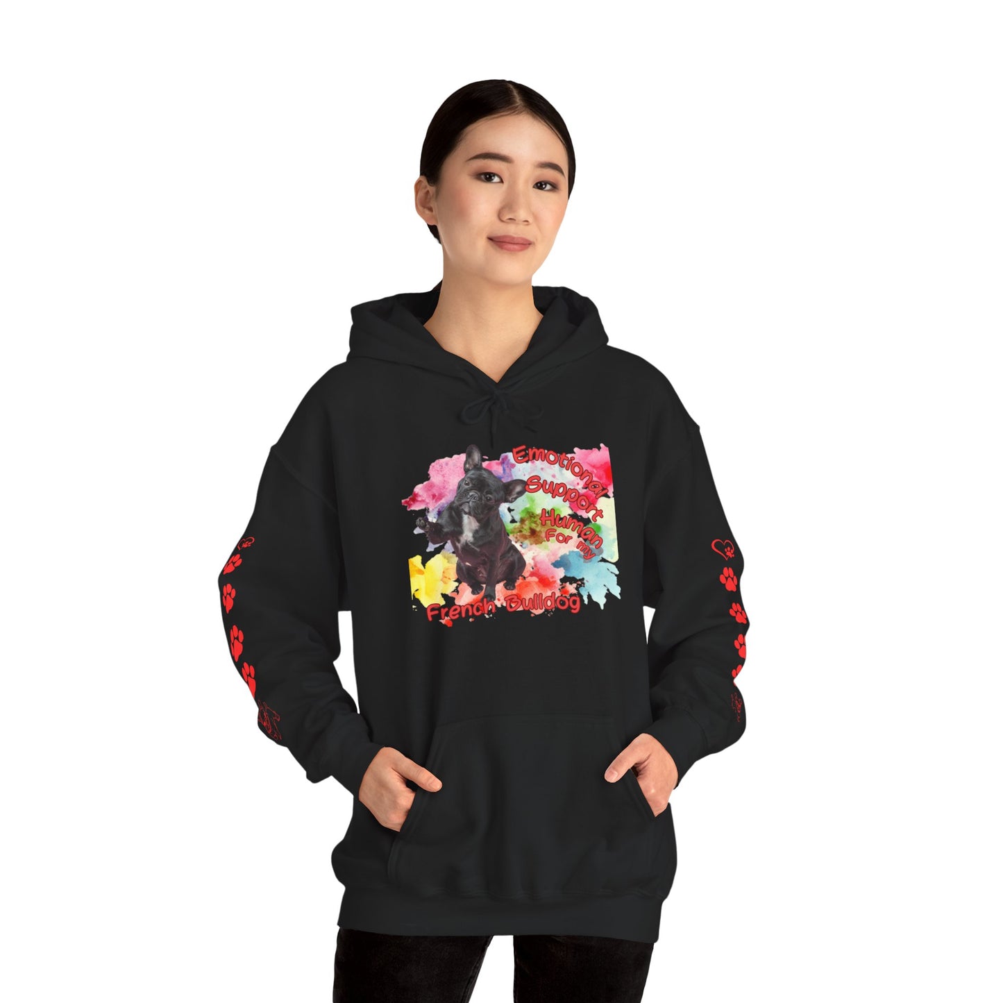 Emotional Support Human for my French Bulldog Hoodie