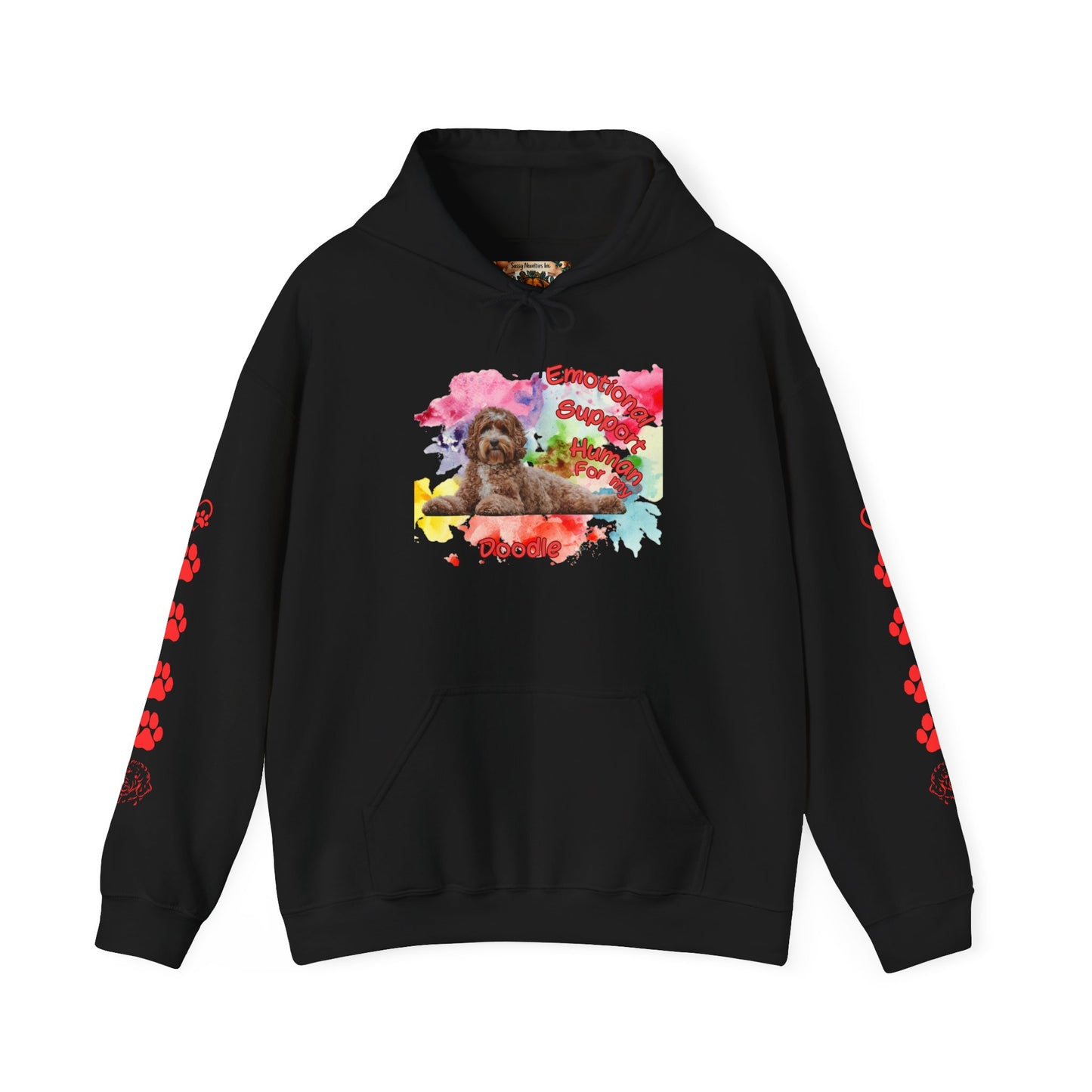 Emotional Support Human for my Doodle Hoodie