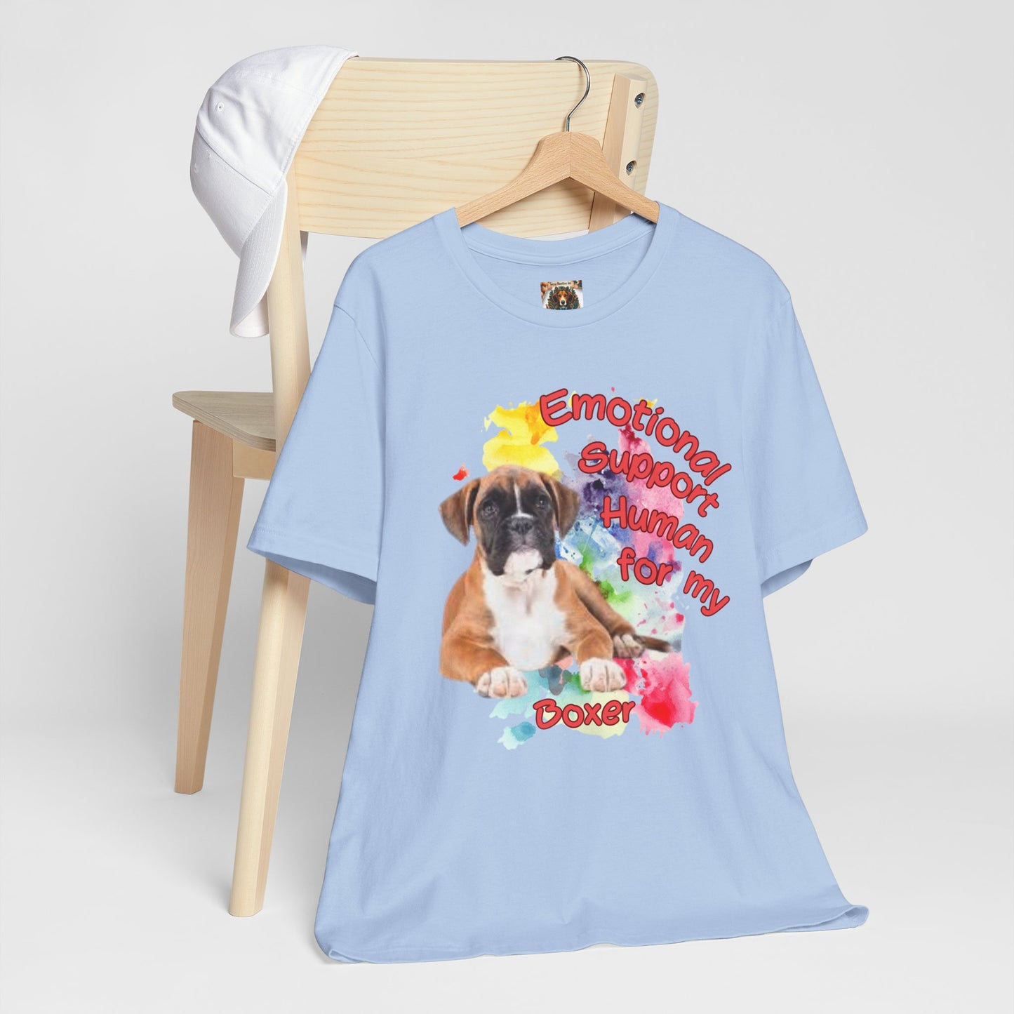 Emotional Support Human Boxer Tee - Unisex Jersey Short Sleeve