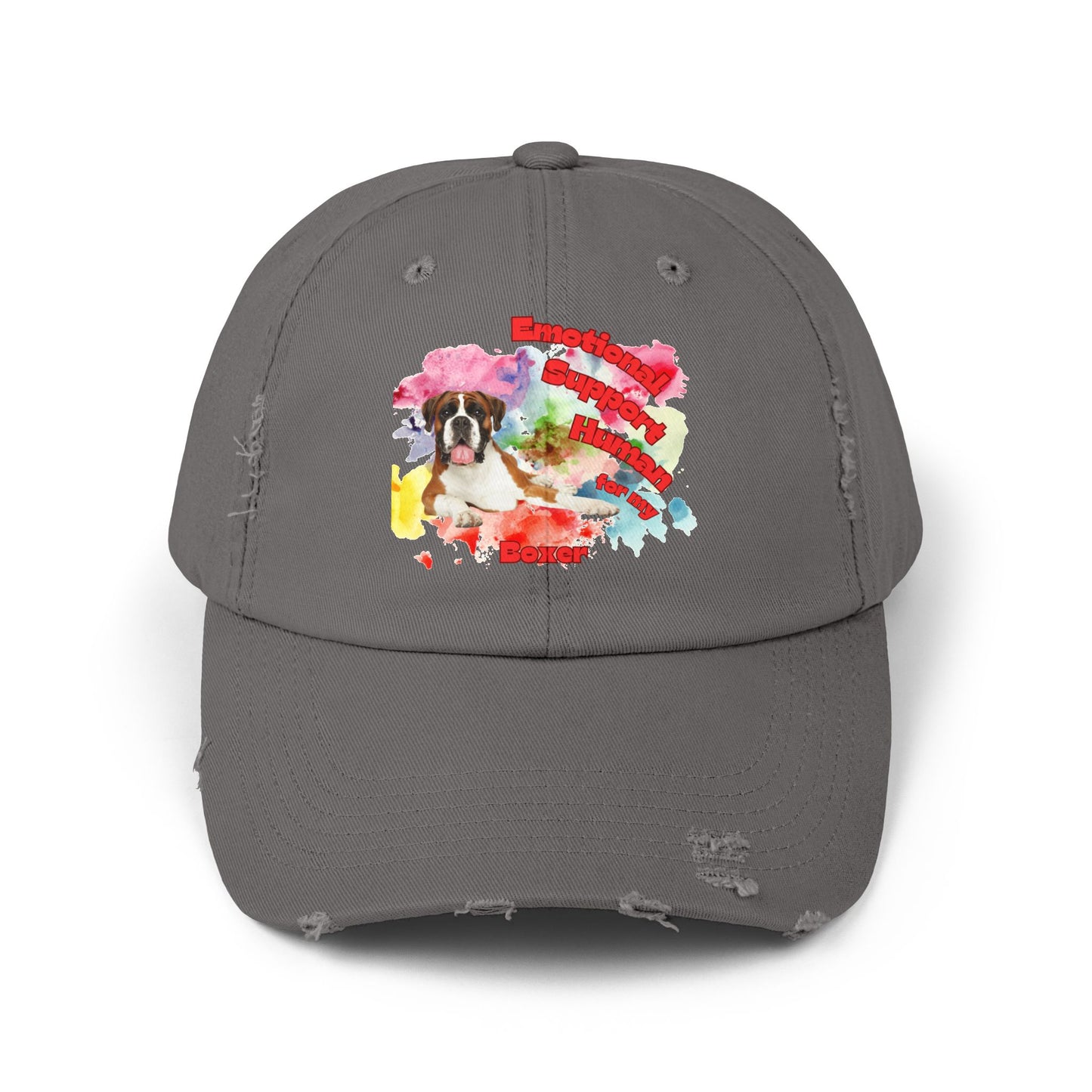 Emotional Support Human for my boxer hat