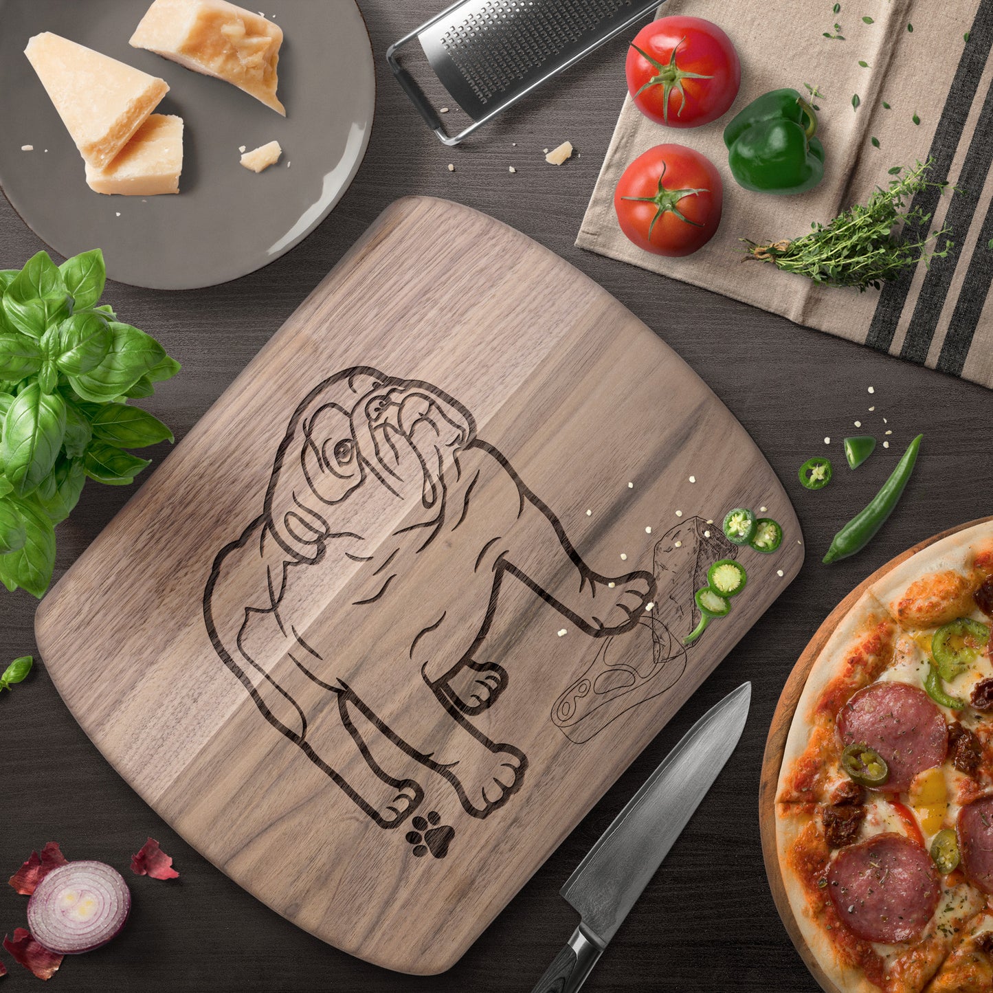 American Bulldog Cutting board