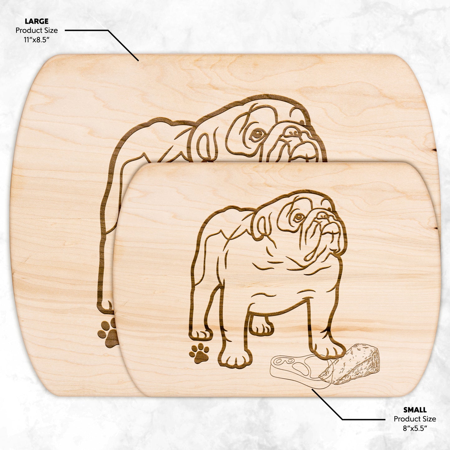 American Bulldog Cutting board