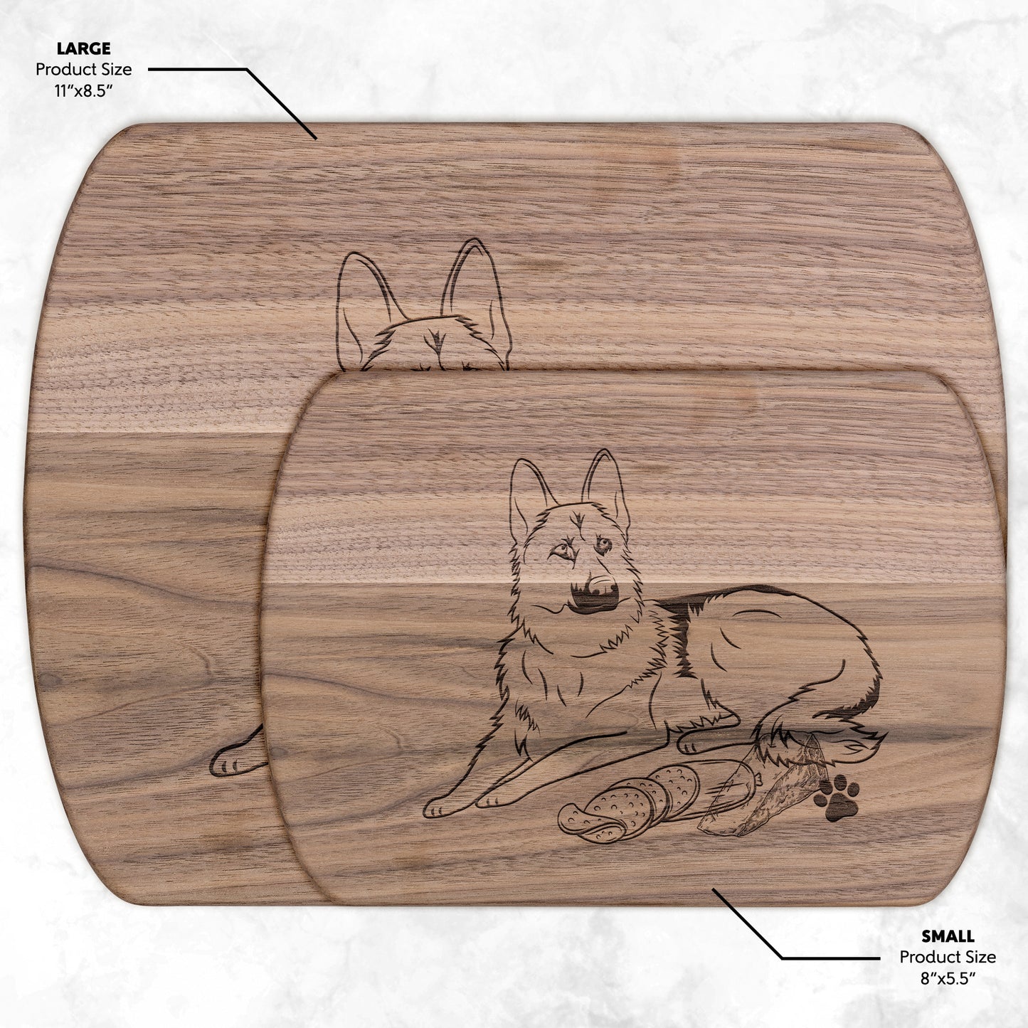 German Shepherd cutting board