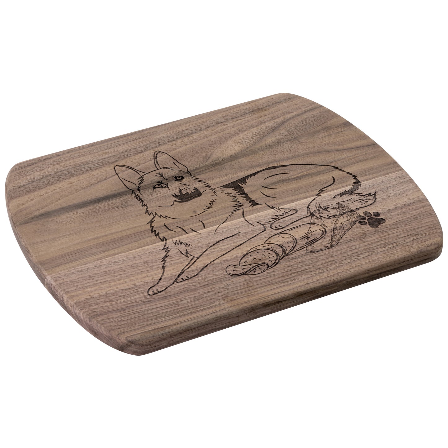 German Shepherd cutting board