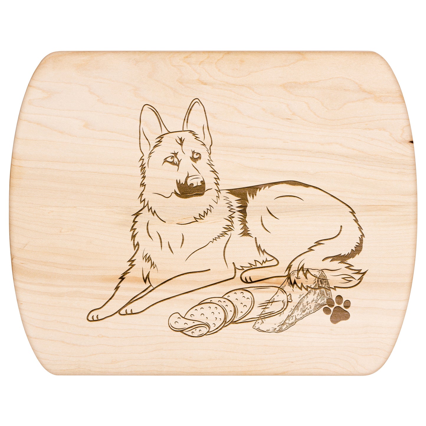 German Shepherd cutting board