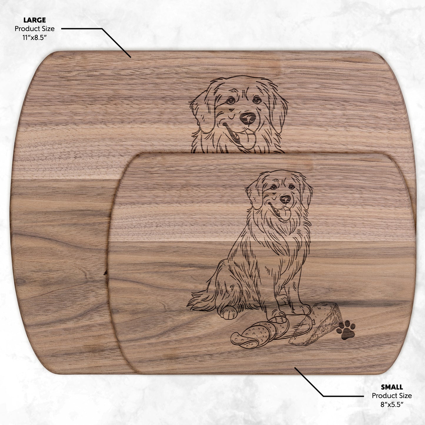 Golden Retriever Cutting board