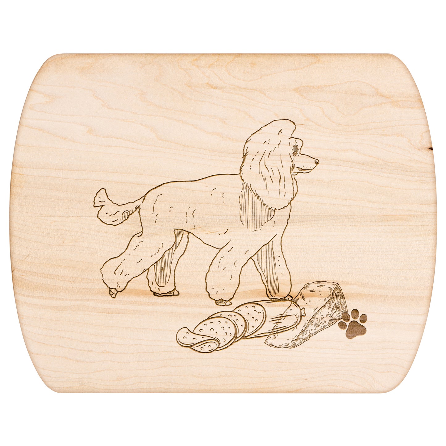 Standard Poodle Cutting board