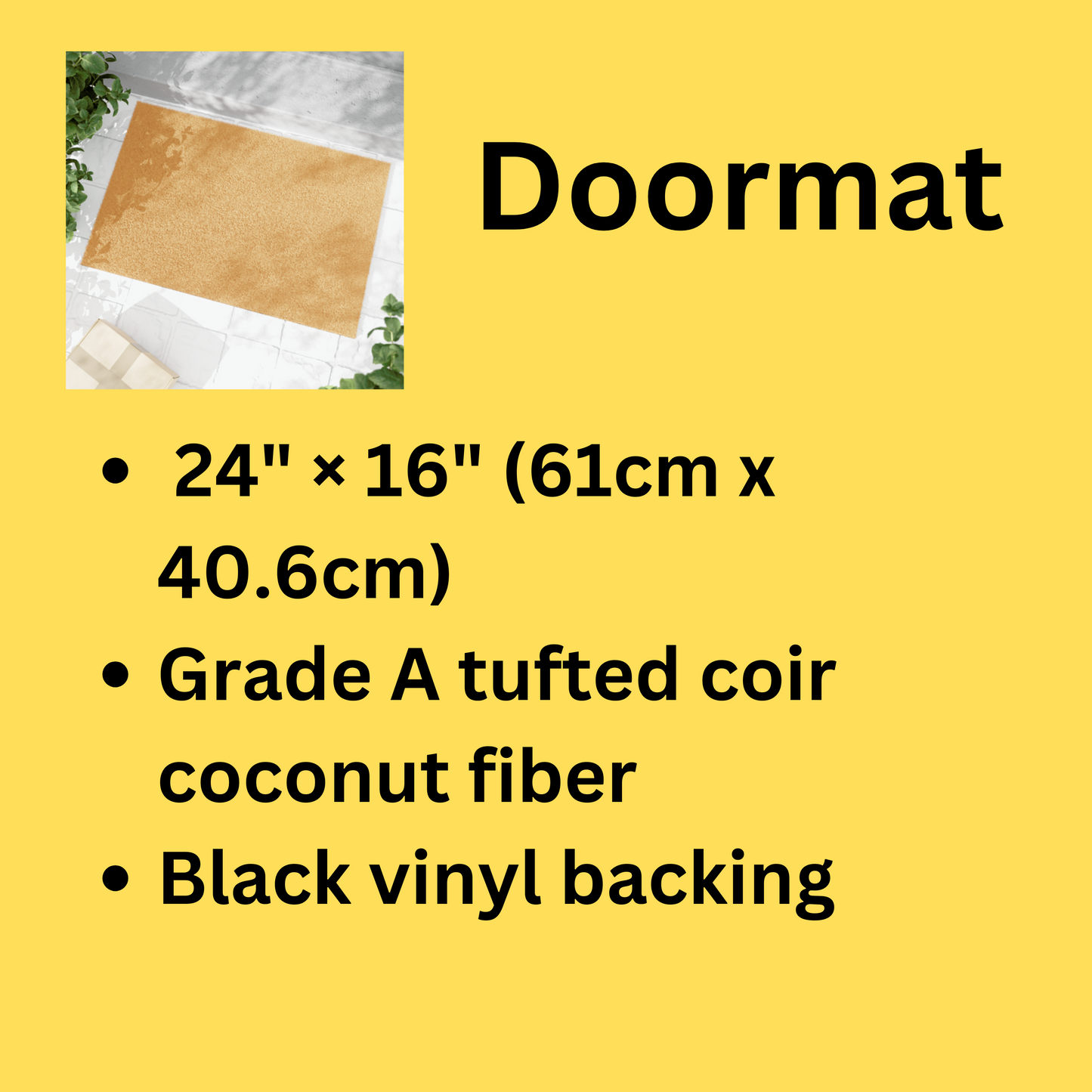 American Bulldog Gargoyle Angel Doormat Gothic Halloween Design