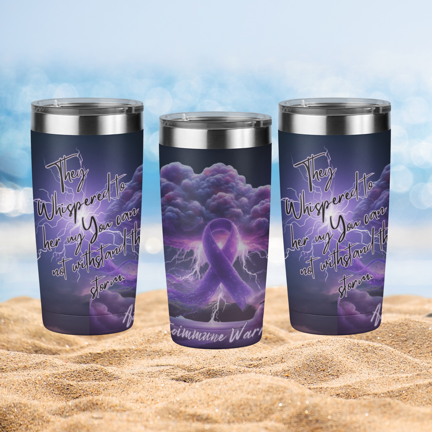 Auto immune warrior Tumbler 20oz