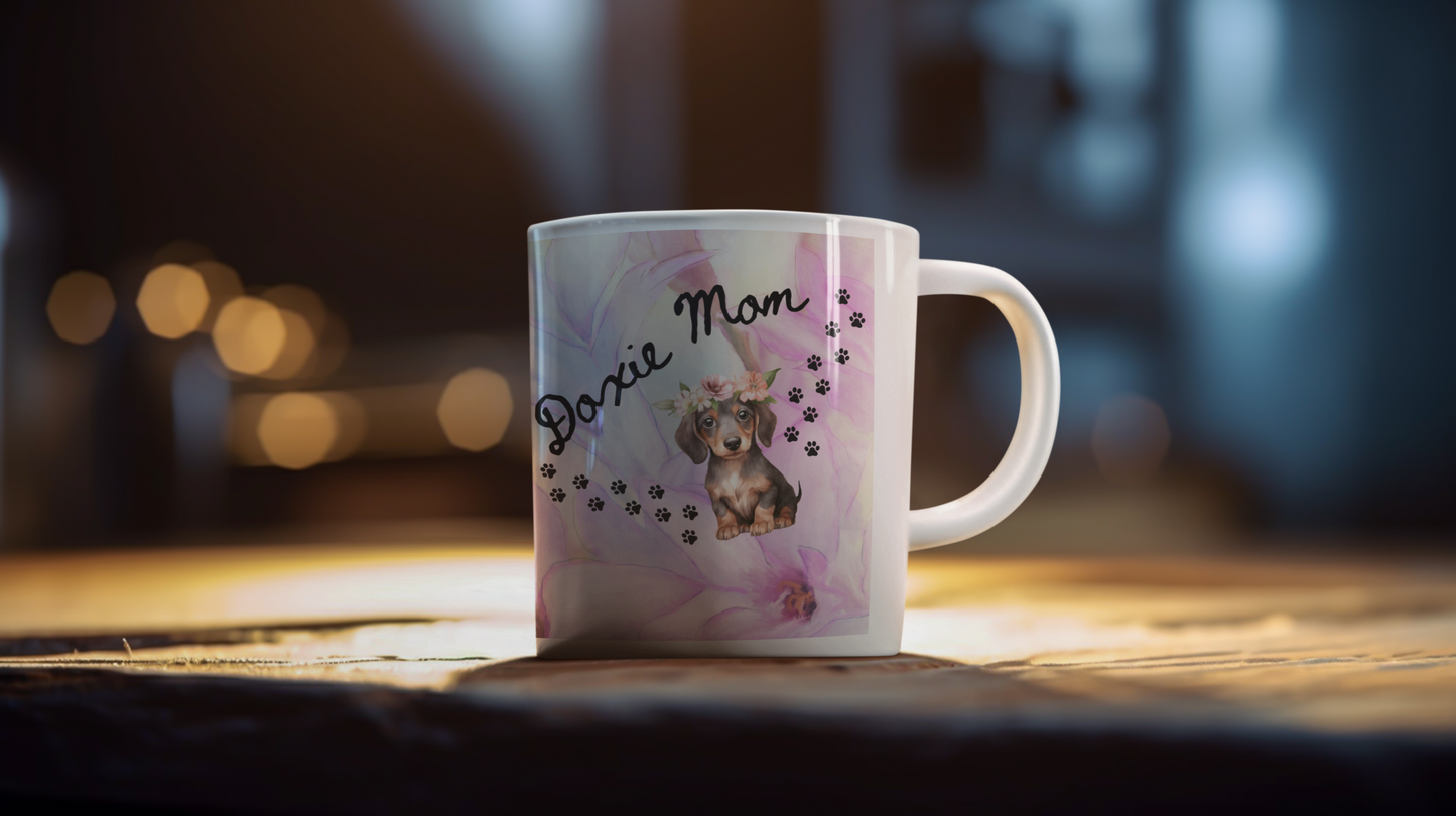 Doxie Mom Ceramic Mug 11oz