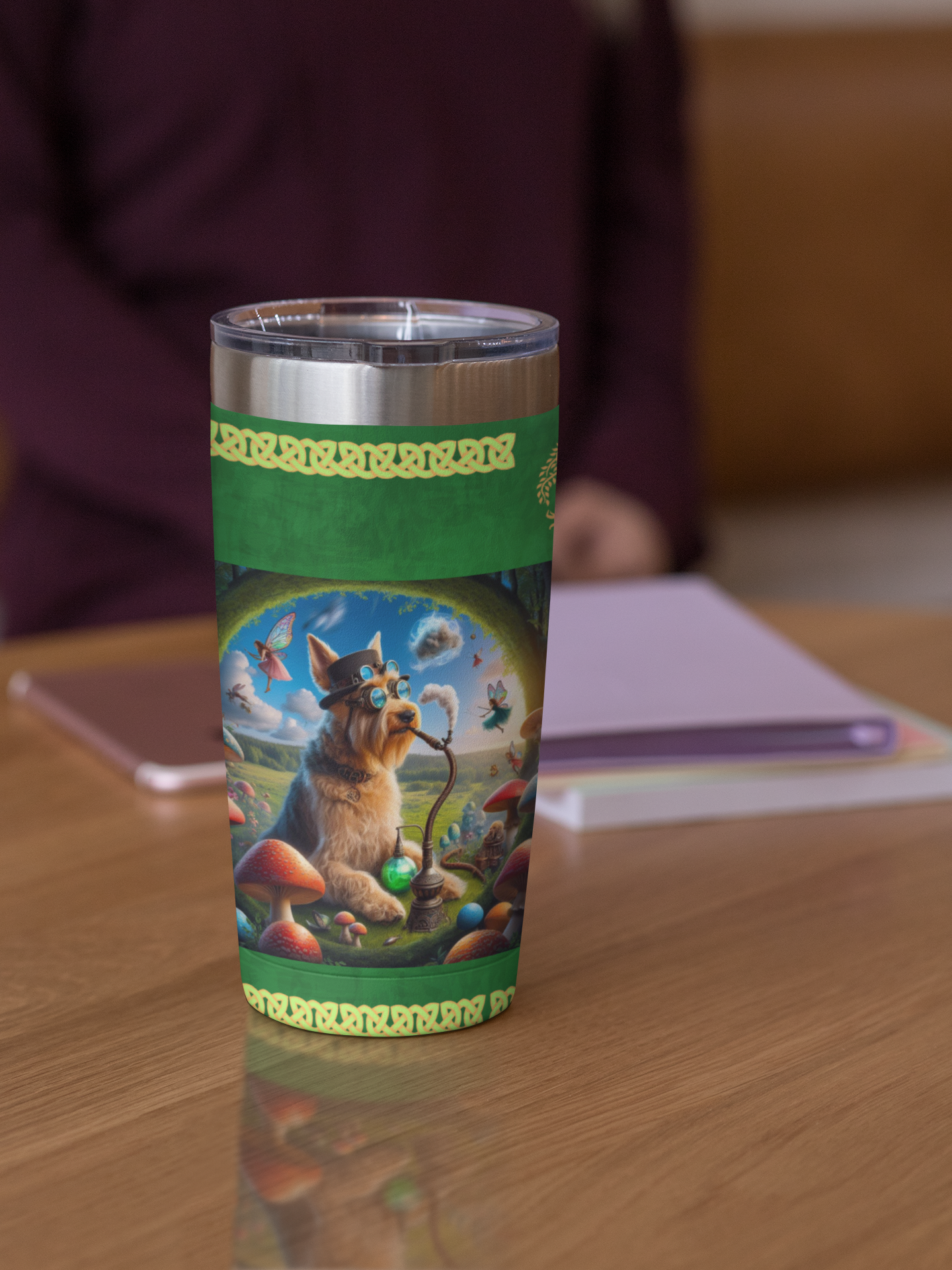 St Patrick's day fairy circle Tumbler 20oz